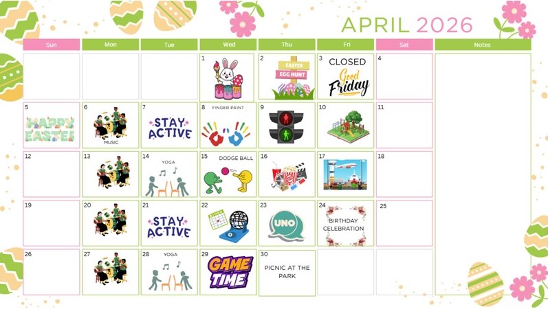 April Calendar