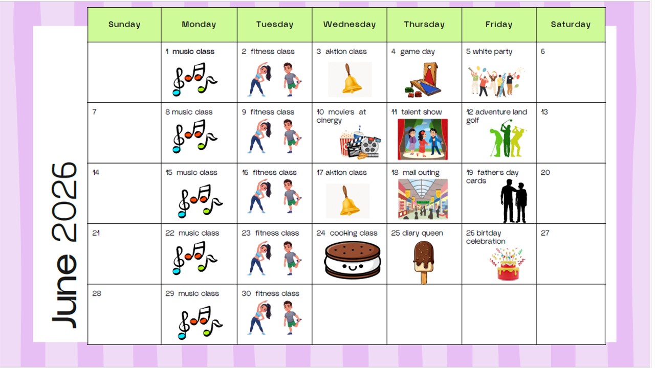 june calendar